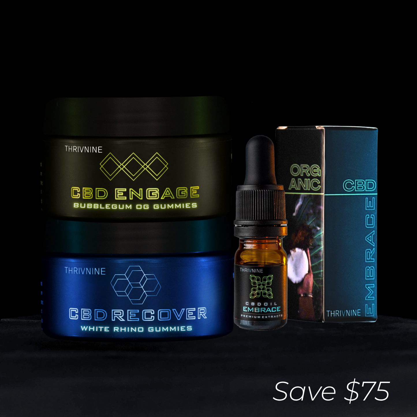 TRIAL PACK - a 15 Pack of each Gummy and a Free CBD Oil
