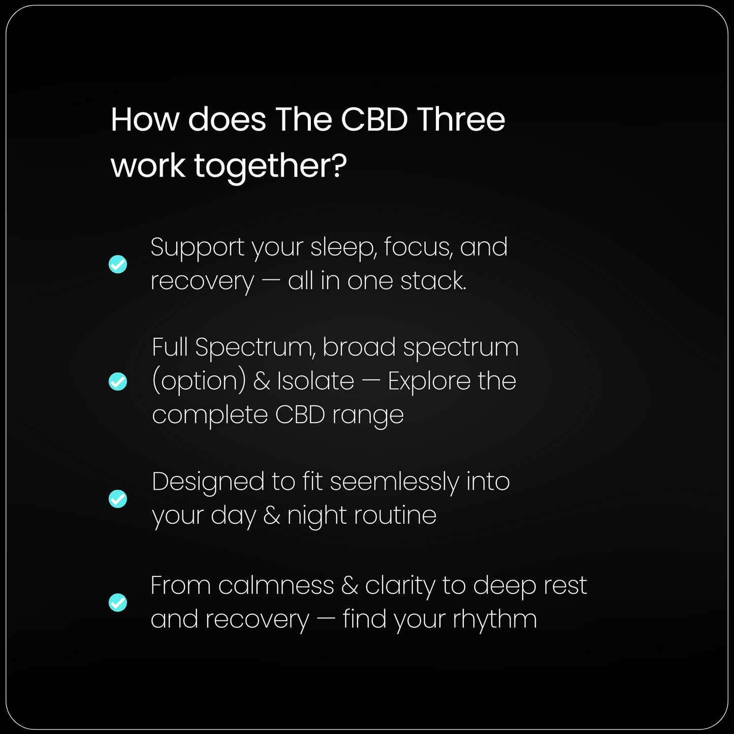 The CBD Three
