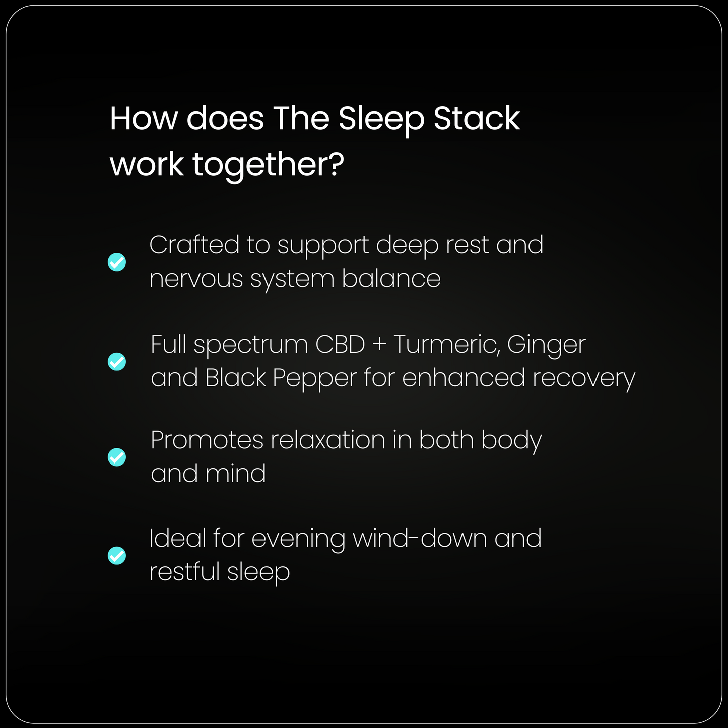 The Sleep Stack